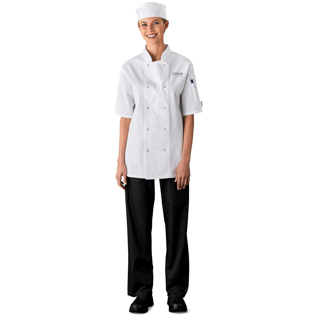 Unisex Short Sleeve Zest Chef Jacket