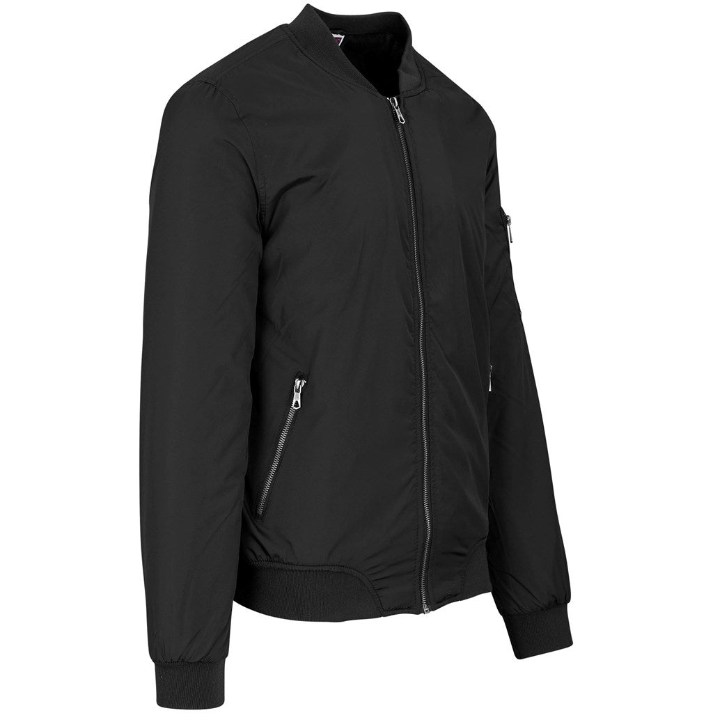 Mens Crusader Bomber Jacket - Black