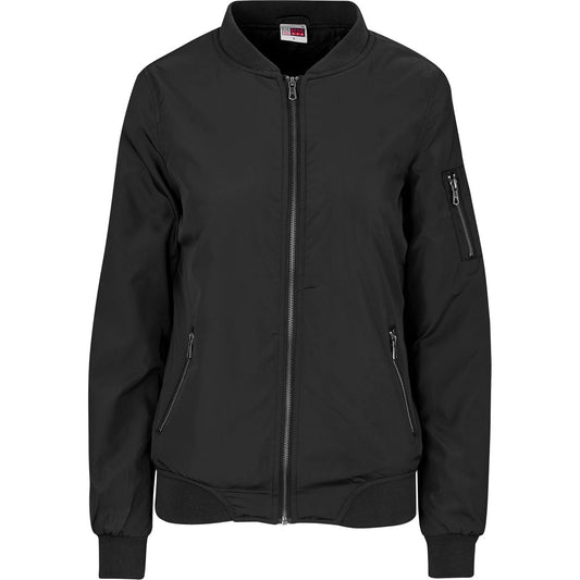 Ladies Crusader Bomber Jacket - Black