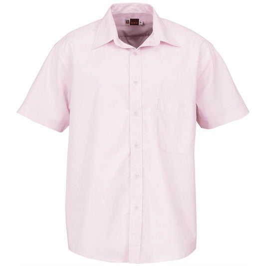 Mens Short Sleeve Washington Shirt - Pink