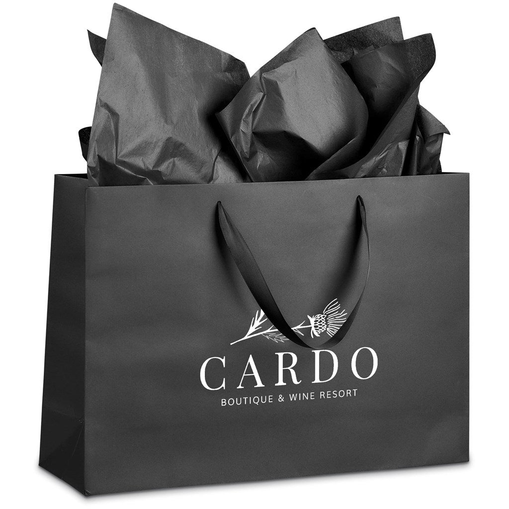 Ritz Maxi Paper Gift Bag - Black