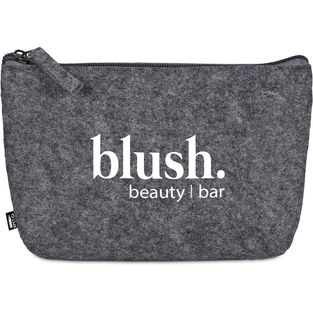 Okiyo Kesho Recycled PET Felt Mini Cosmetic Bag