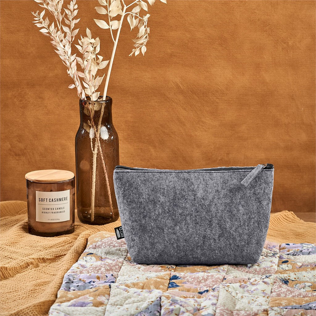 Okiyo Kesho Recycled PET Felt Accessory Bag