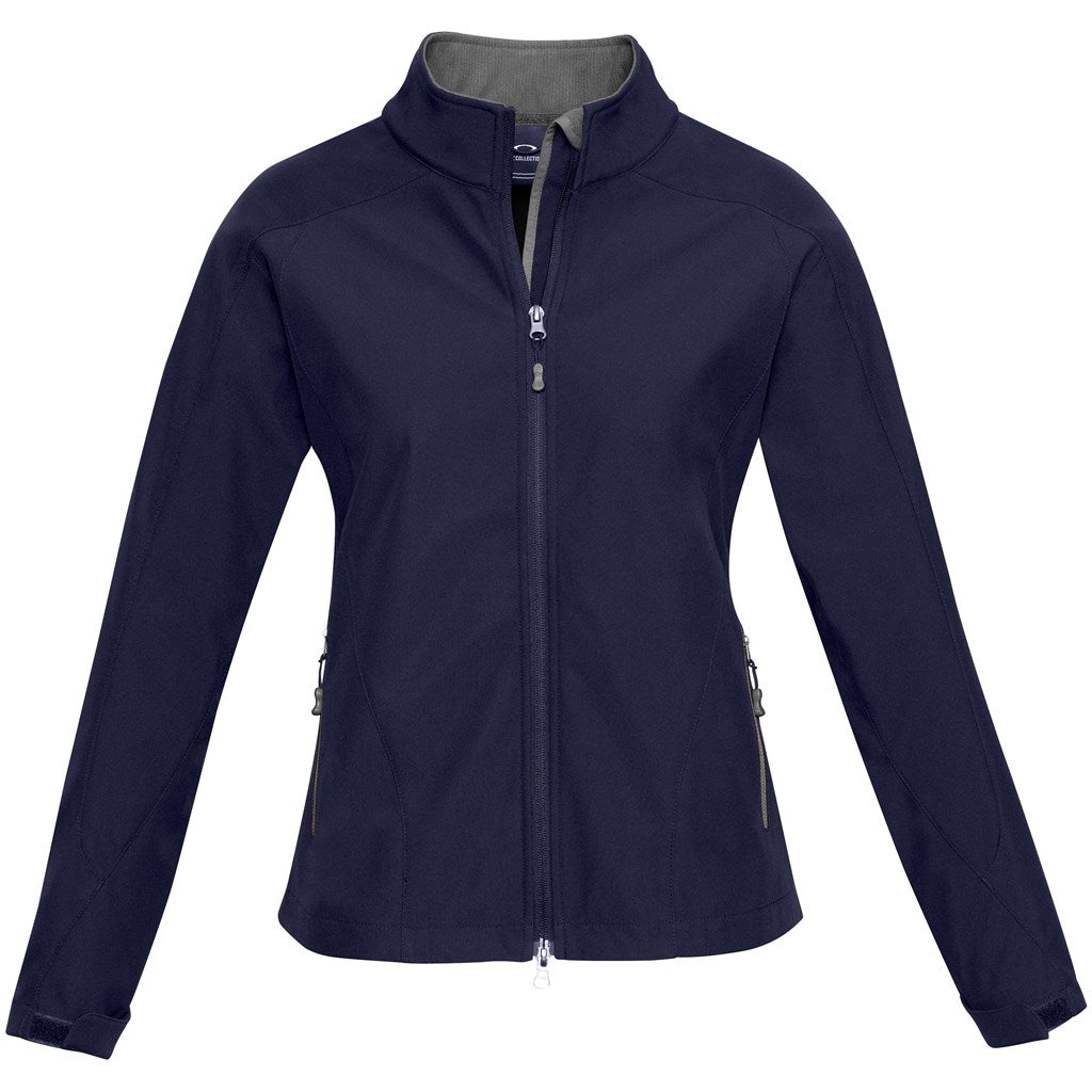 Ladies Geneva Softshell Jacket - Navy