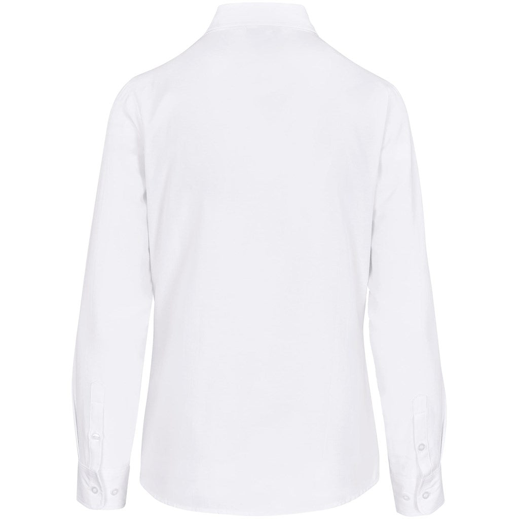 Ladies Long Sleeve Oxford Shirt