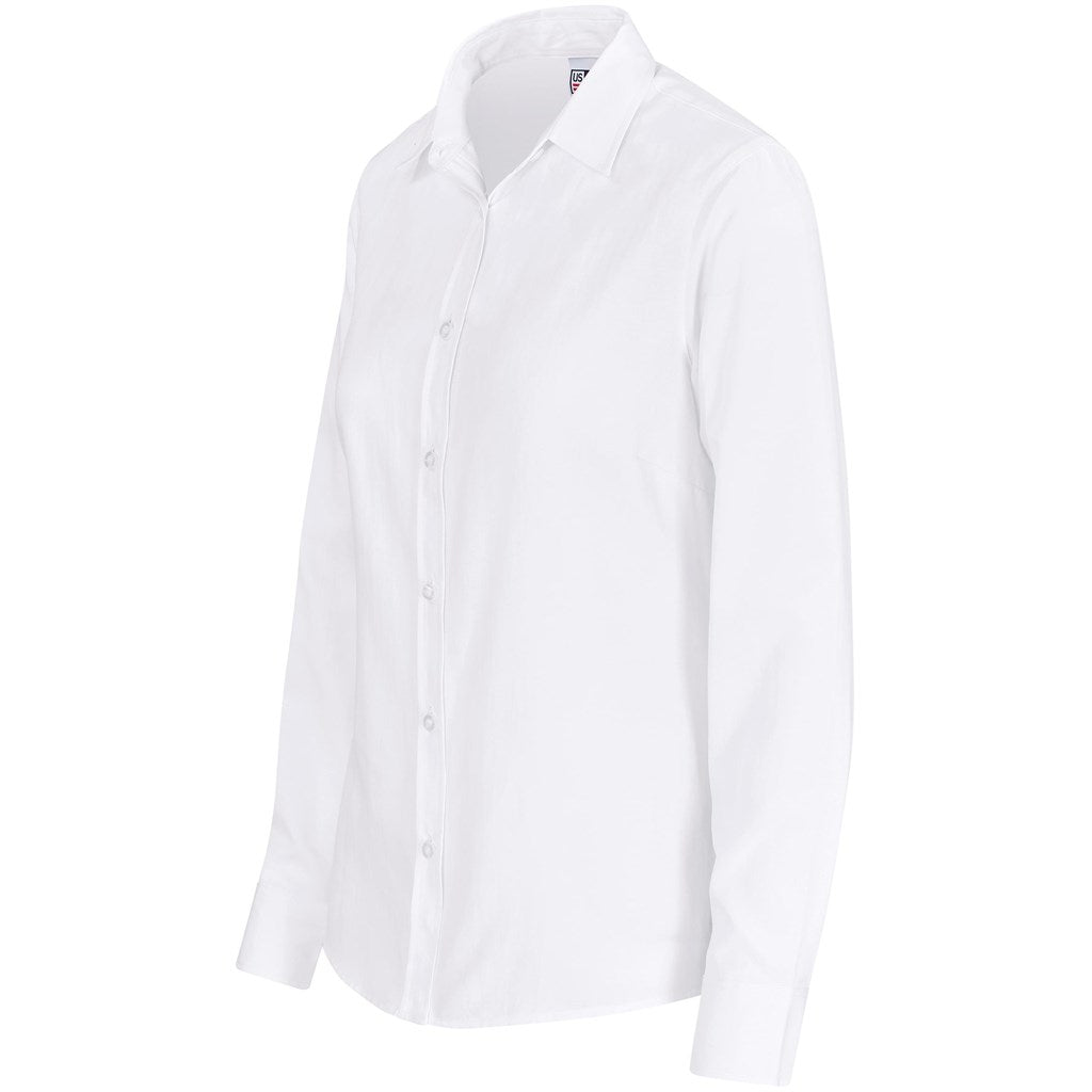 Ladies Long Sleeve Oxford Shirt