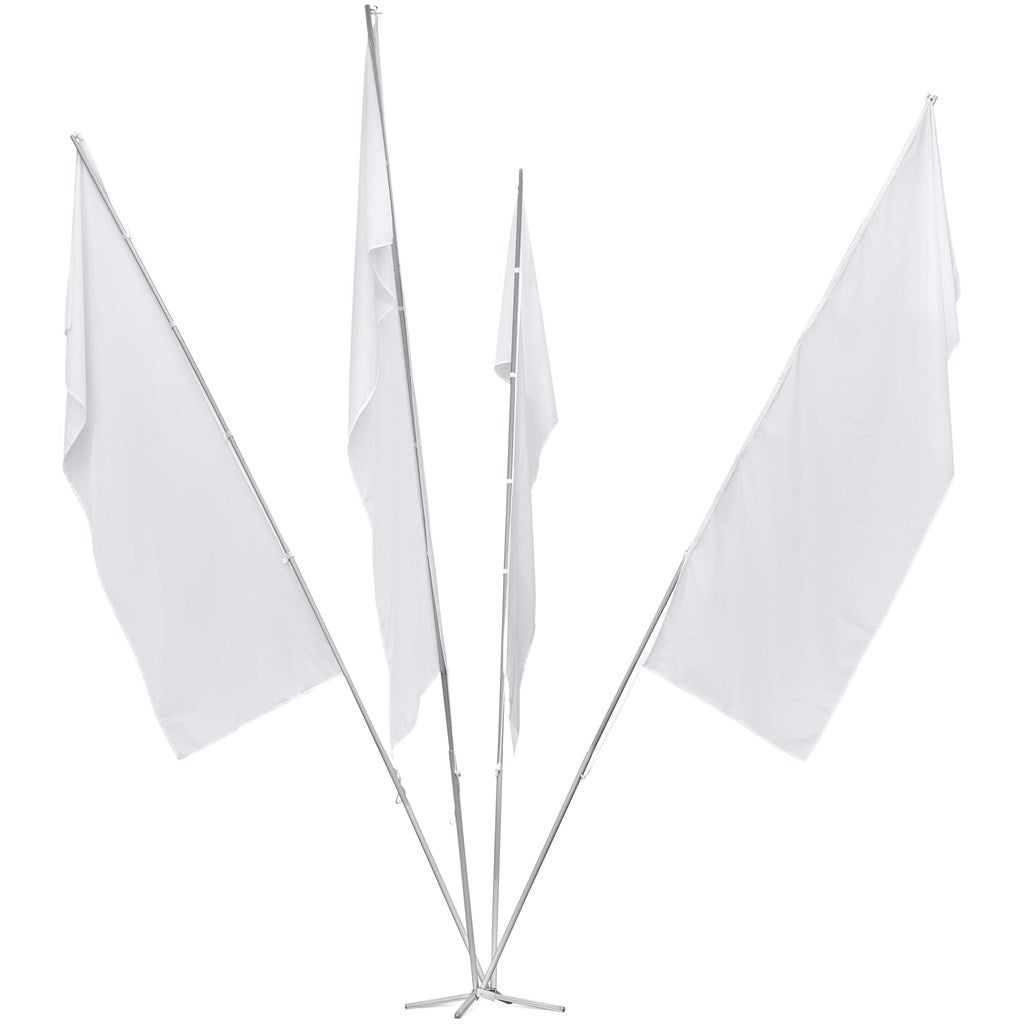 Champion 4 Flag Fountain 5m Medium (1m x 3m flags)