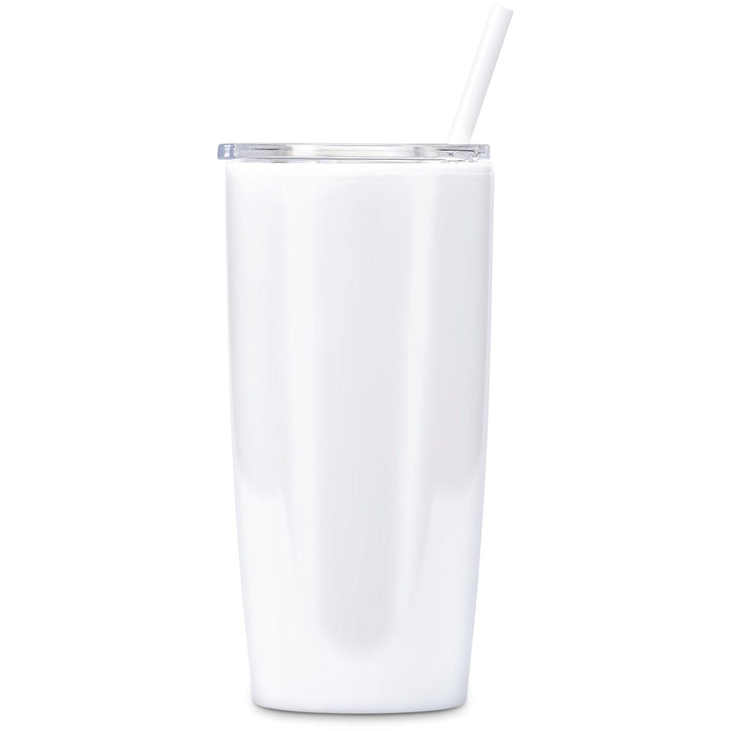 Altitude Daytona Plastic 2-in-1 Double-Wall Tumbler & Straw - 600ml