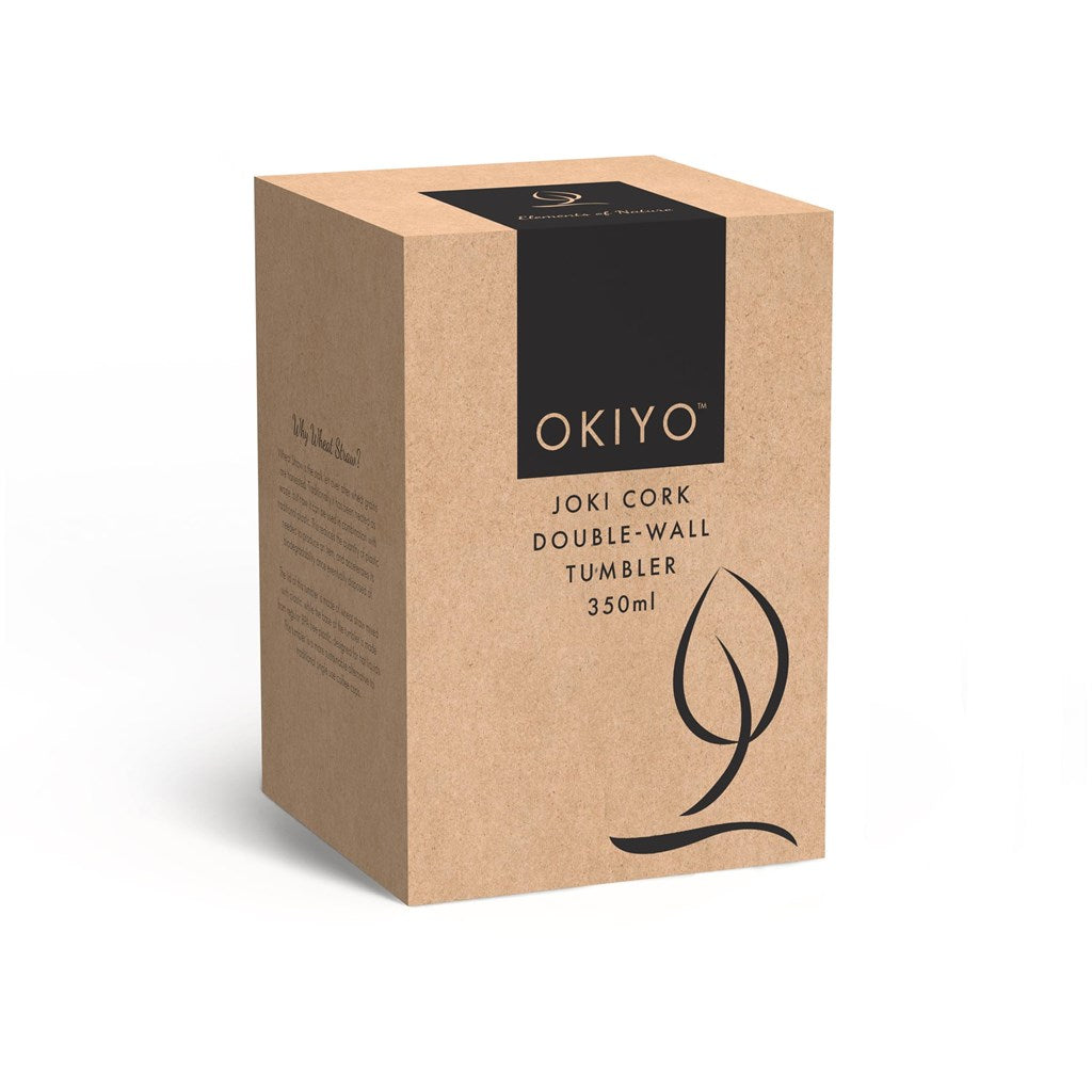 Okiyo Joki Cork & Plastic Double-Wall Tumbler - 350ml