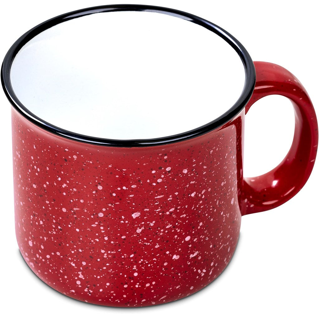 Serendipio Marshall Ceramic Coffee Mug - 400ml - Red