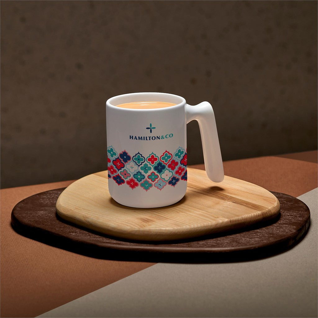 Serendipio Jenkins Sublimation Ceramic Coffee Mug - 480ml