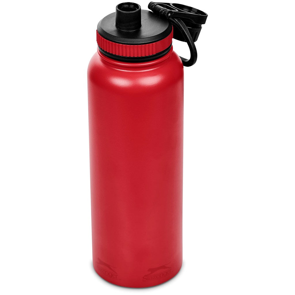 Slazenger Hooper Stainless Steel Vacuum Water Bottle - 1.2 Litre - Red