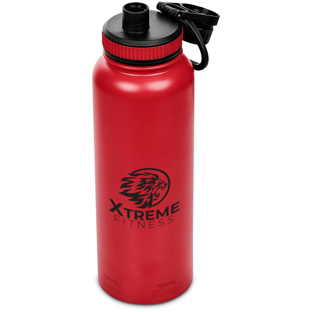 Slazenger Hooper Stainless Steel Vacuum Water Bottle - 1.2 Litre - Red