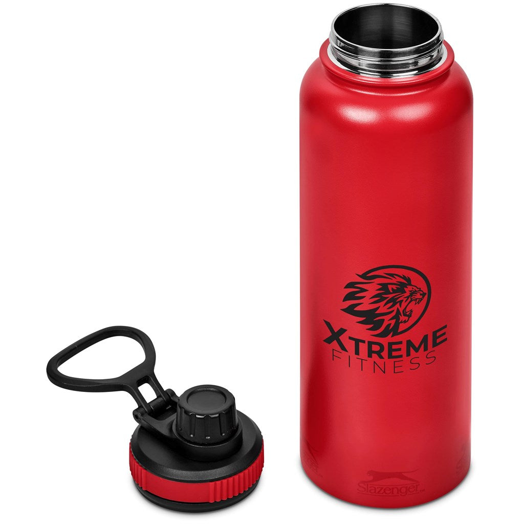 Slazenger Hooper Stainless Steel Vacuum Water Bottle - 1.2 Litre - Red