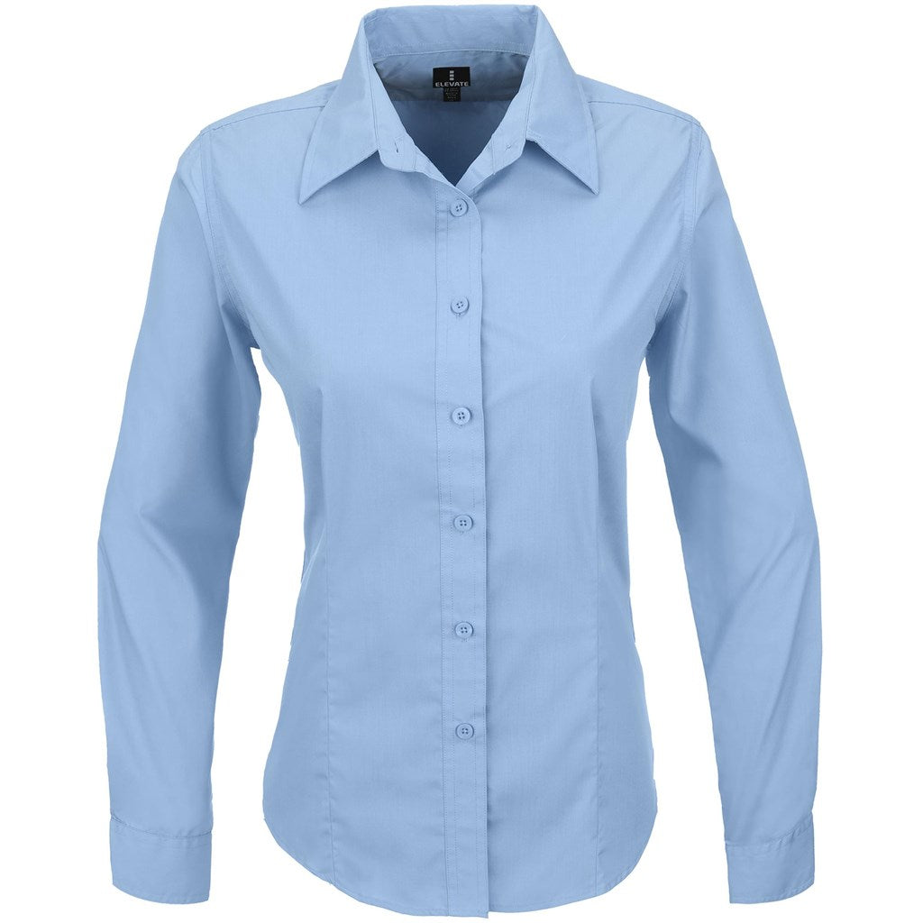 Ladies Long Sleeve Preston Shirt - Blue