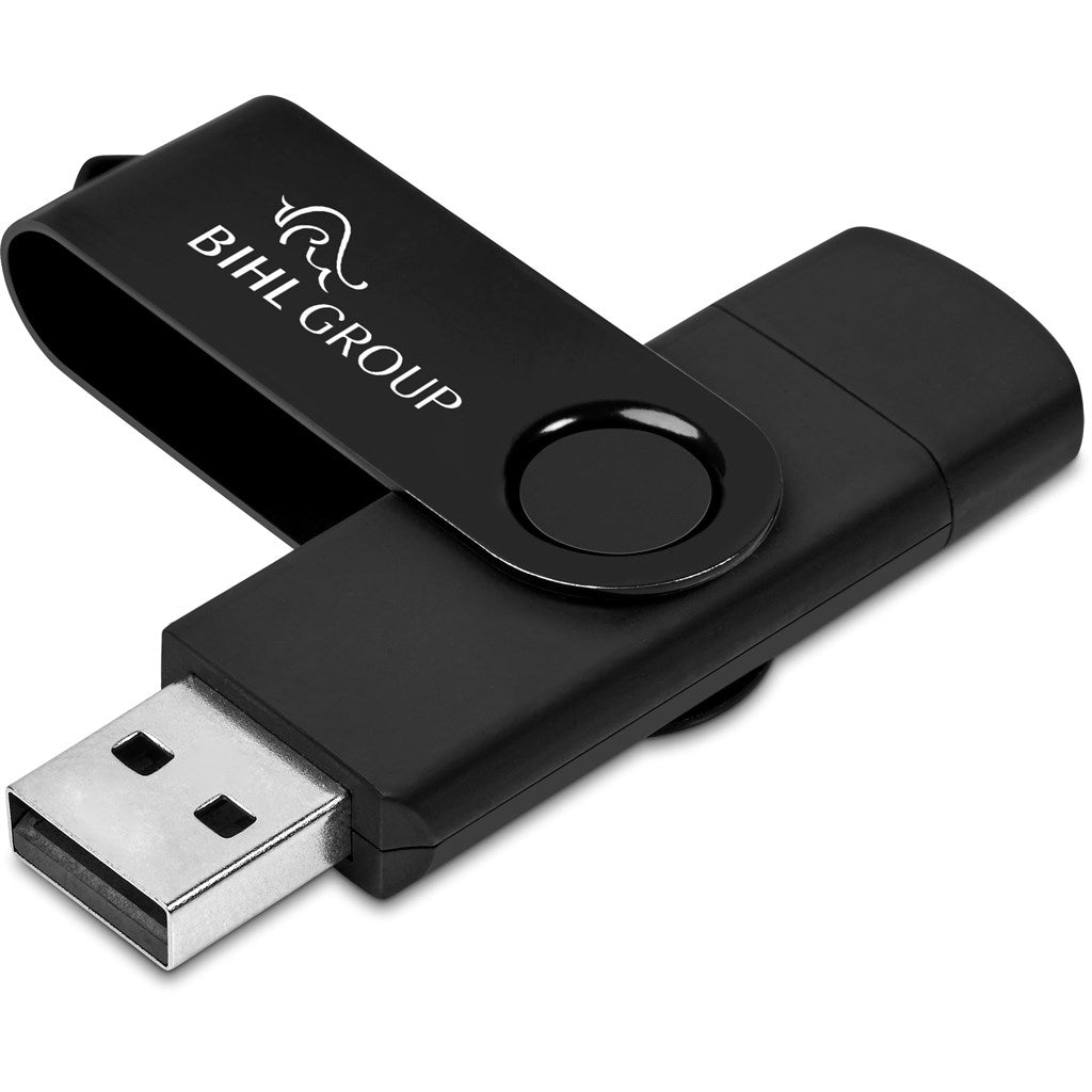 Shuffle Gyro Black Flash Drive – 32GB