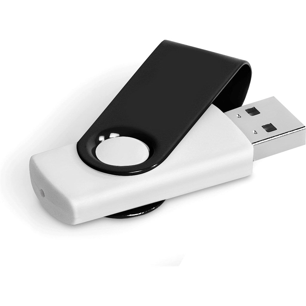 Axis Gyro White Flash Drive - 32GB