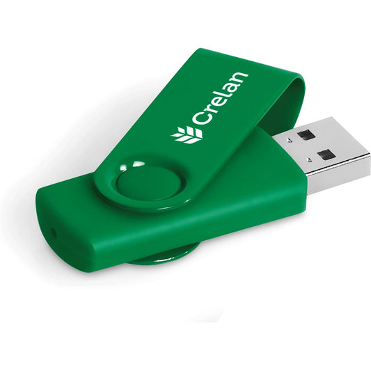 Axis Gyro Flash Drive - 8GB - Green