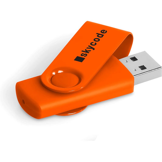 Axis Gyro Flash Drive - 8GB - Orange