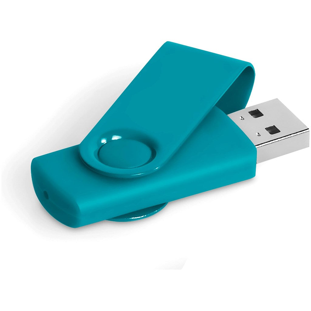 Axis Gyro Flash Drive - 8GB - Turquoise