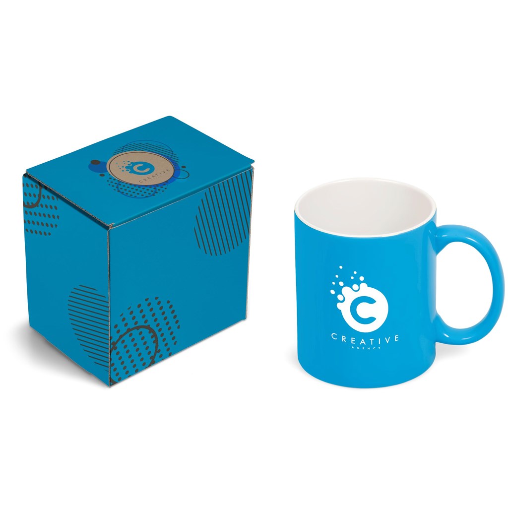 Omega Mug in Bianca Custom Gift Box