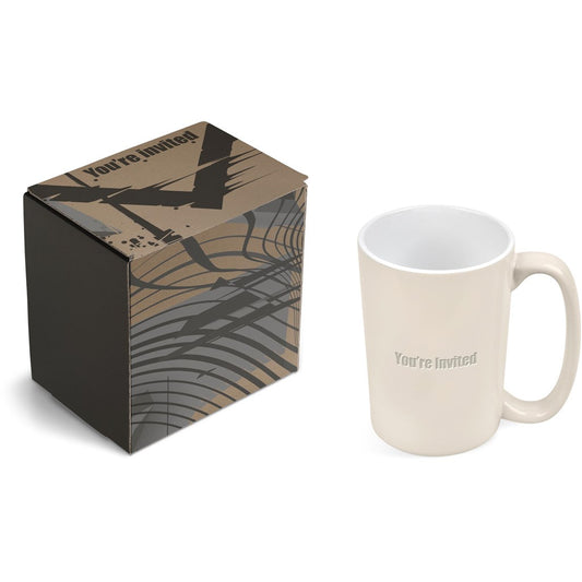 Sorrento Mug in Bianca Custom Gift Box - Cream