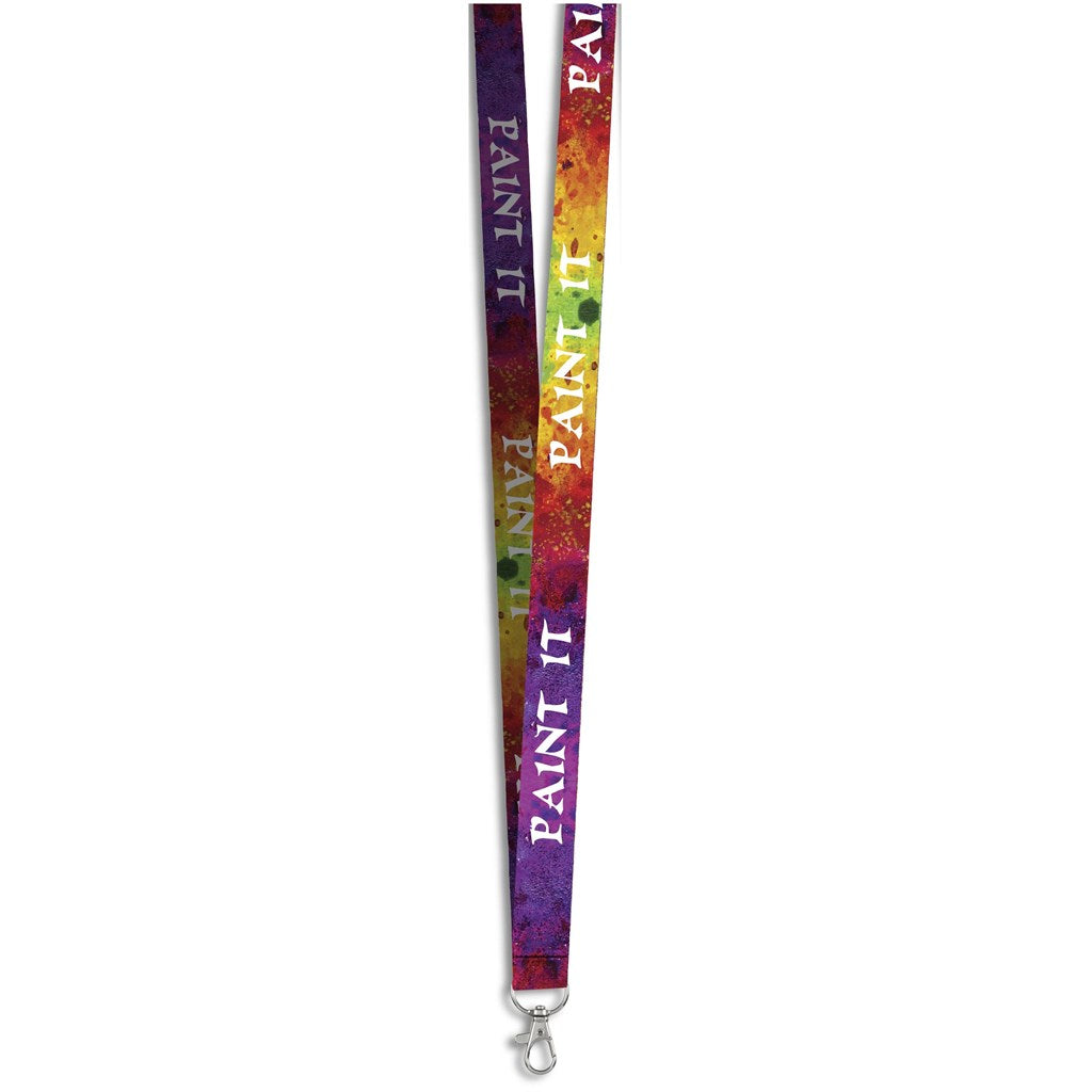 Snap Hook Clip Double-Sided Sublimation Satin Lanyard