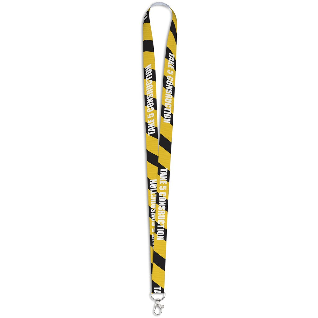 Snap Hook Clip Double-Sided Sublimation Petersham Lanyard