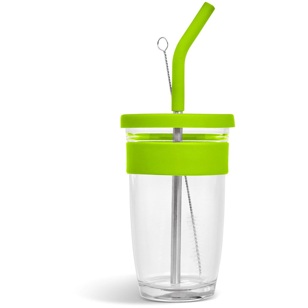 Kooshty Slurp Glass Kup & Straw - 480ML