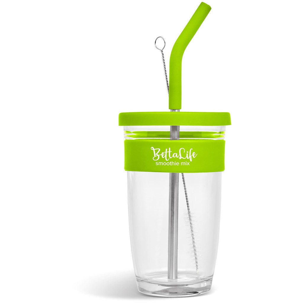 Kooshty Slurp Glass Kup & Straw - 480ML