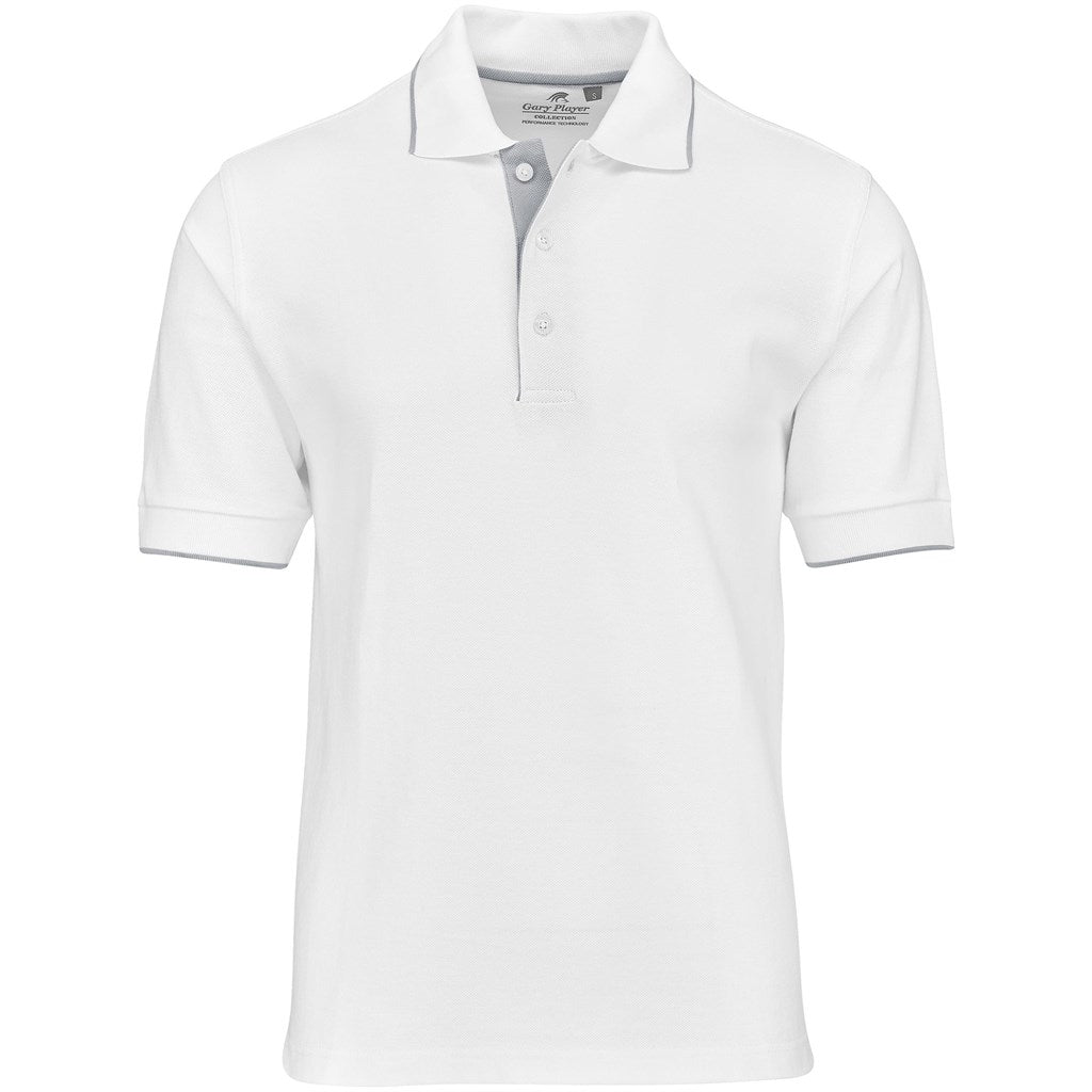 Mens Wentworth Golf Shirt - White