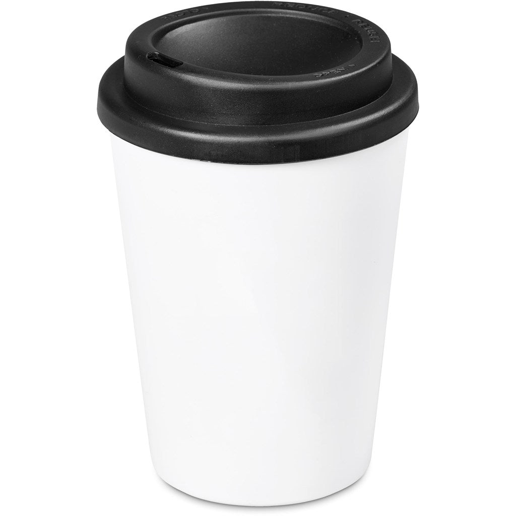 Selma Plastic Double-Wall Tumbler – 350ml - White