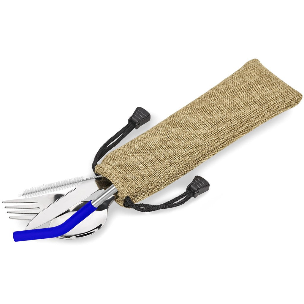 Kooshty Safari Cutlery & Straw Set