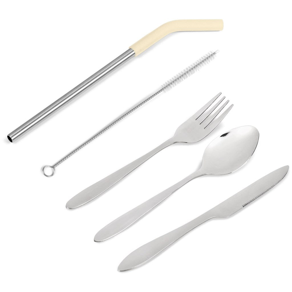 Kooshty Safari Cutlery & Straw Set