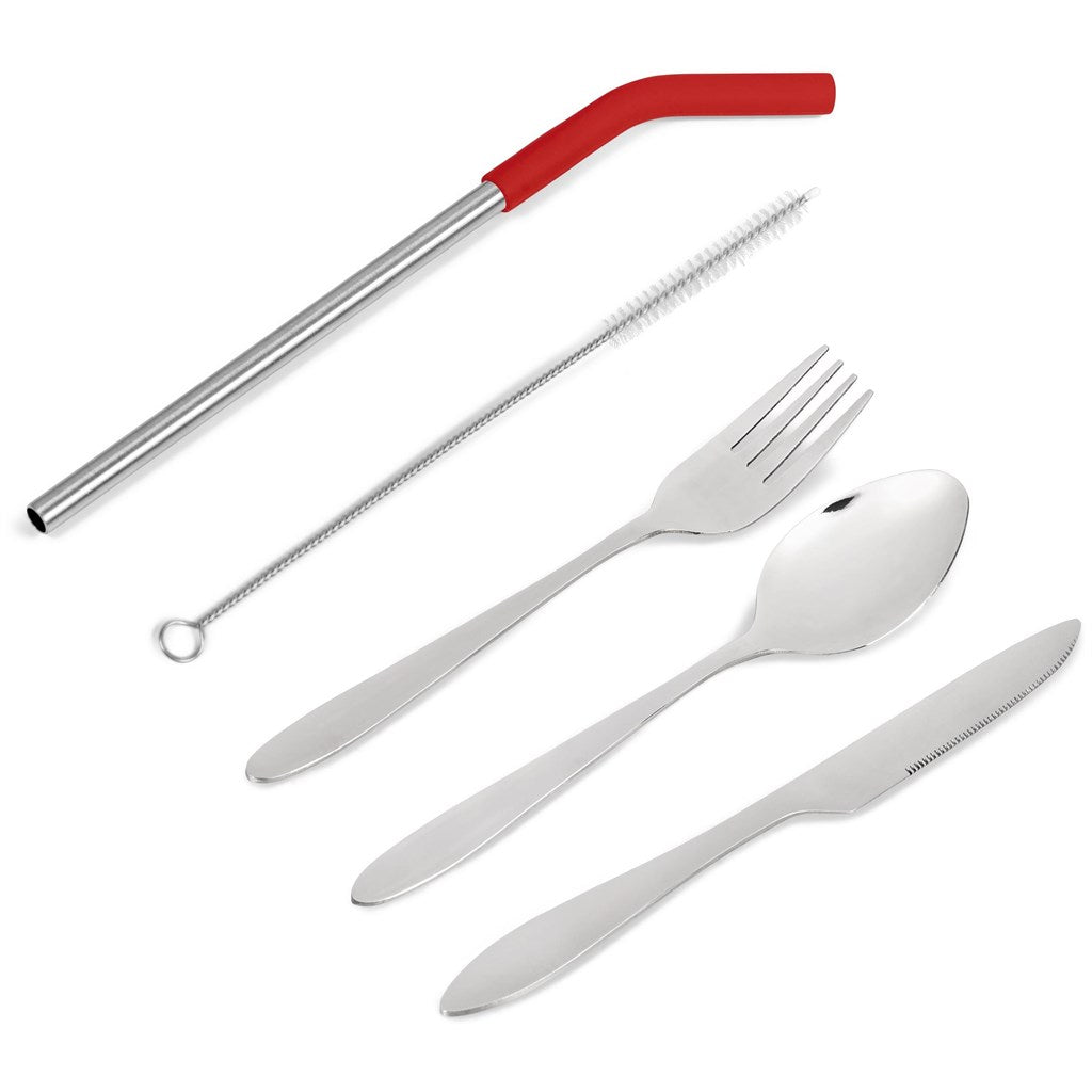 Kooshty Safari Cutlery & Straw Set