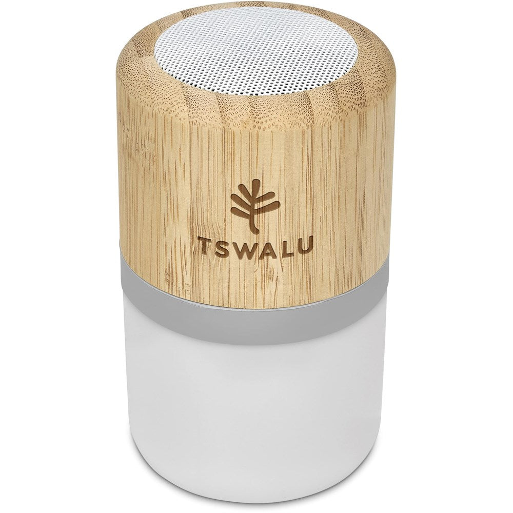 Okiyo Heiwa Bamboo Bluetooth Speaker & Night Light