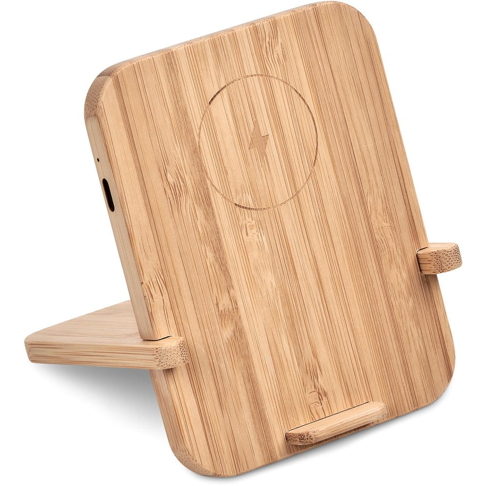 Okiyo Noryoku Bamboo Wireless Charging Phone Stand