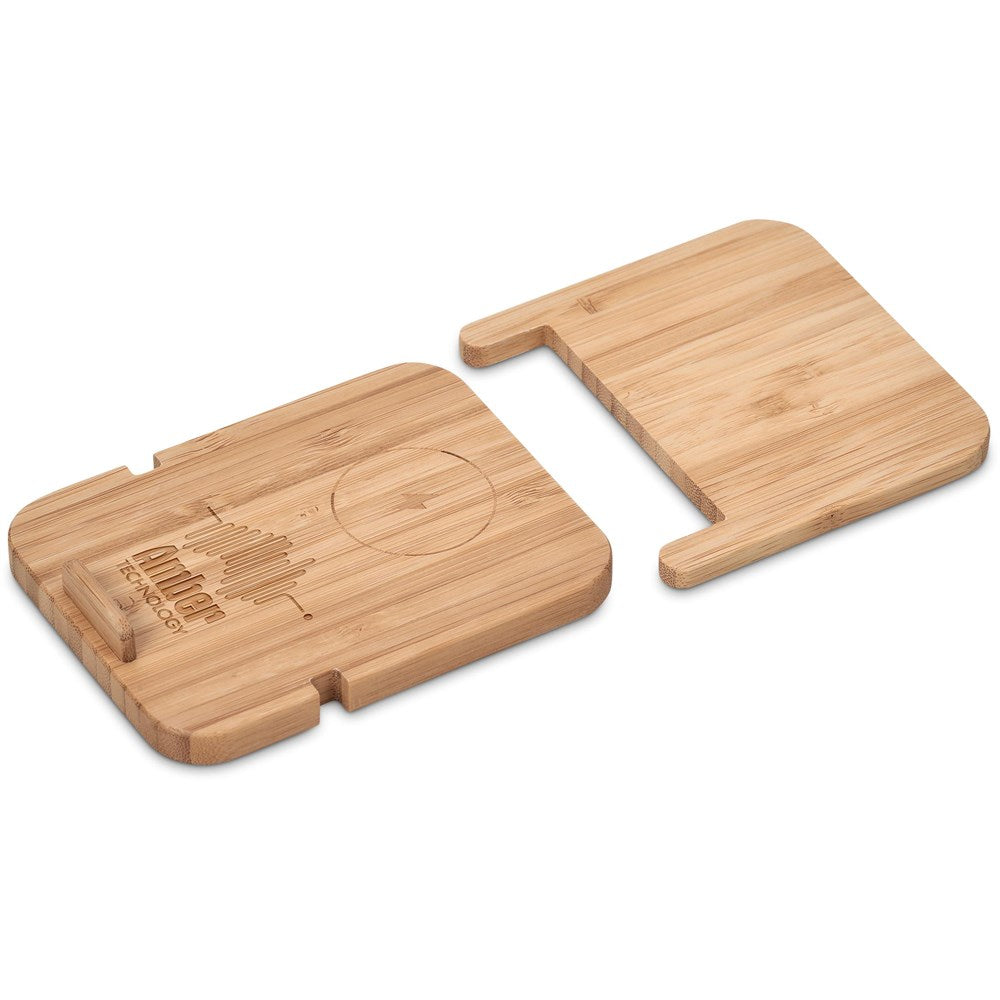 Okiyo Noryoku Bamboo Wireless Charging Phone Stand