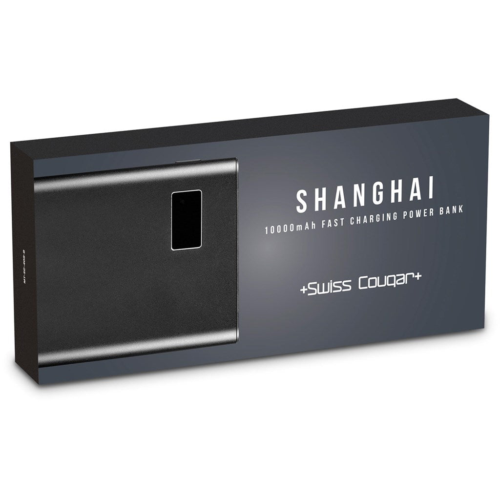 Swiss Cougar Shanghai Fast Charge 18W Power Bank – 10,000mAh