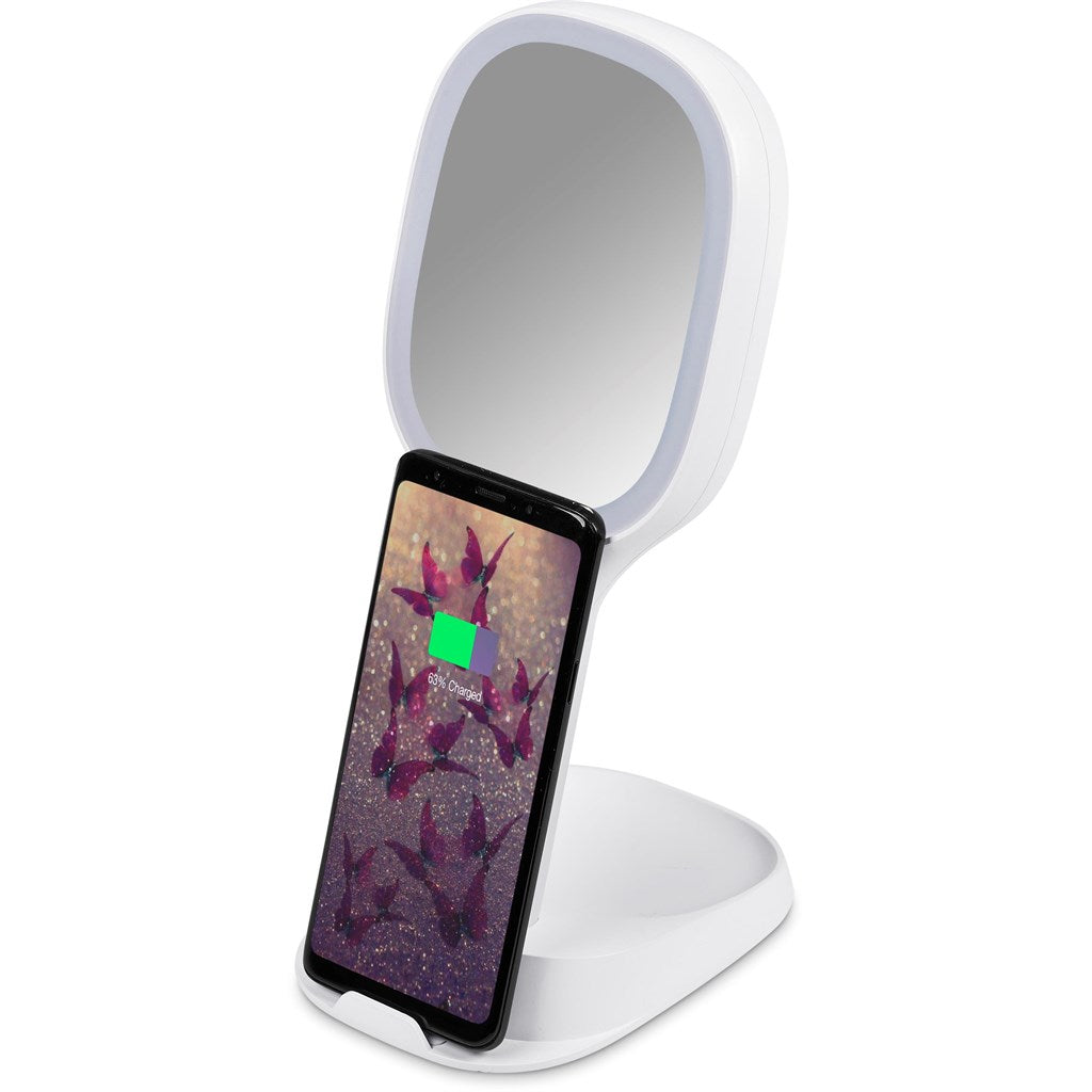 Swiss Cougar Toulon Wireless Charger, Phone Stand & Portable Mirror