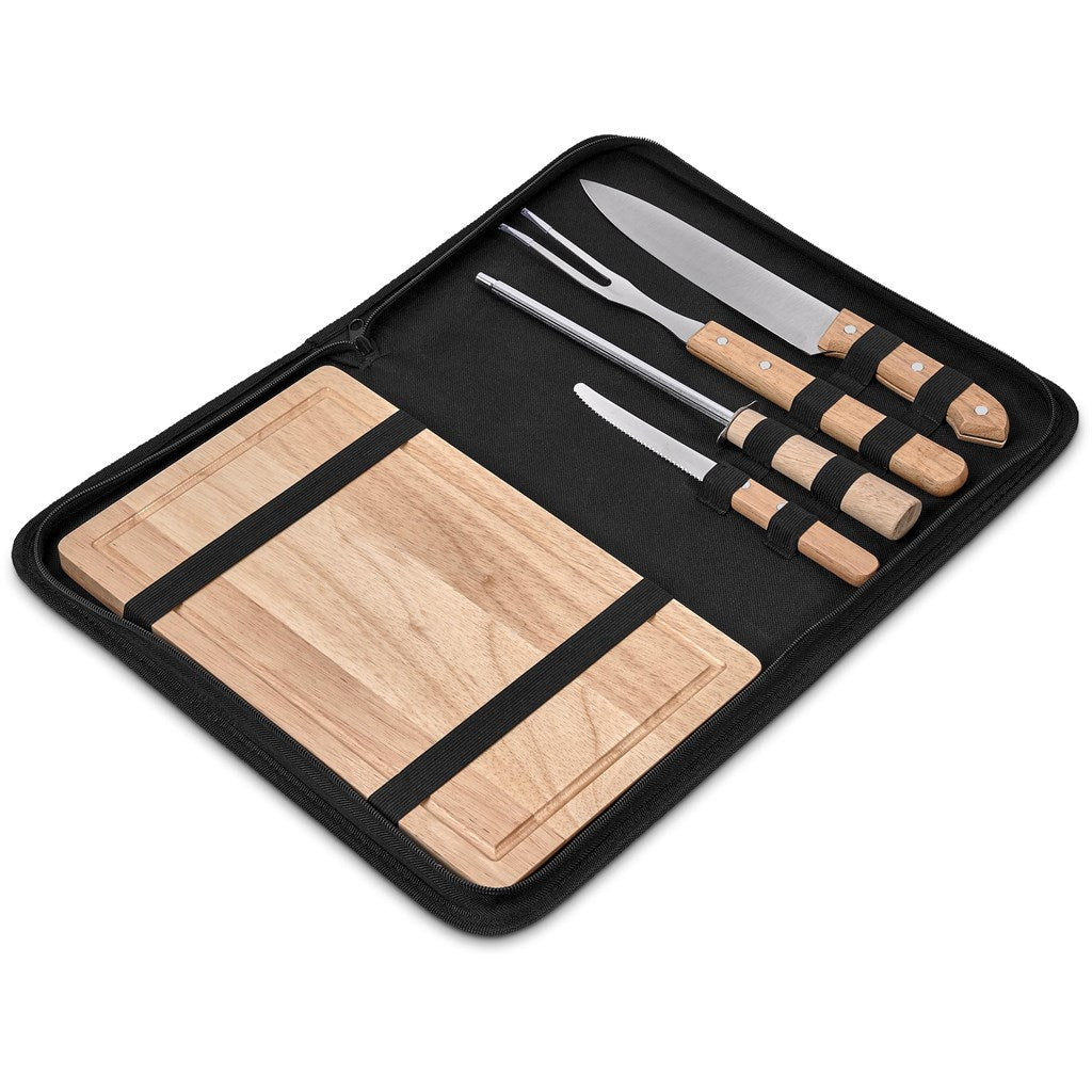 Brenton 5-Piece Braai & Carving Set