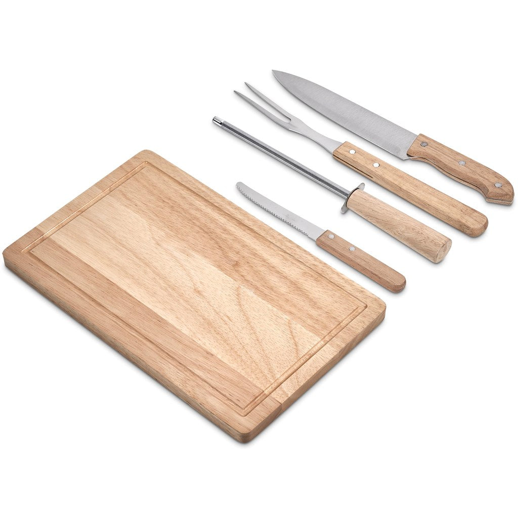 Brenton 5-Piece Braai & Carving Set