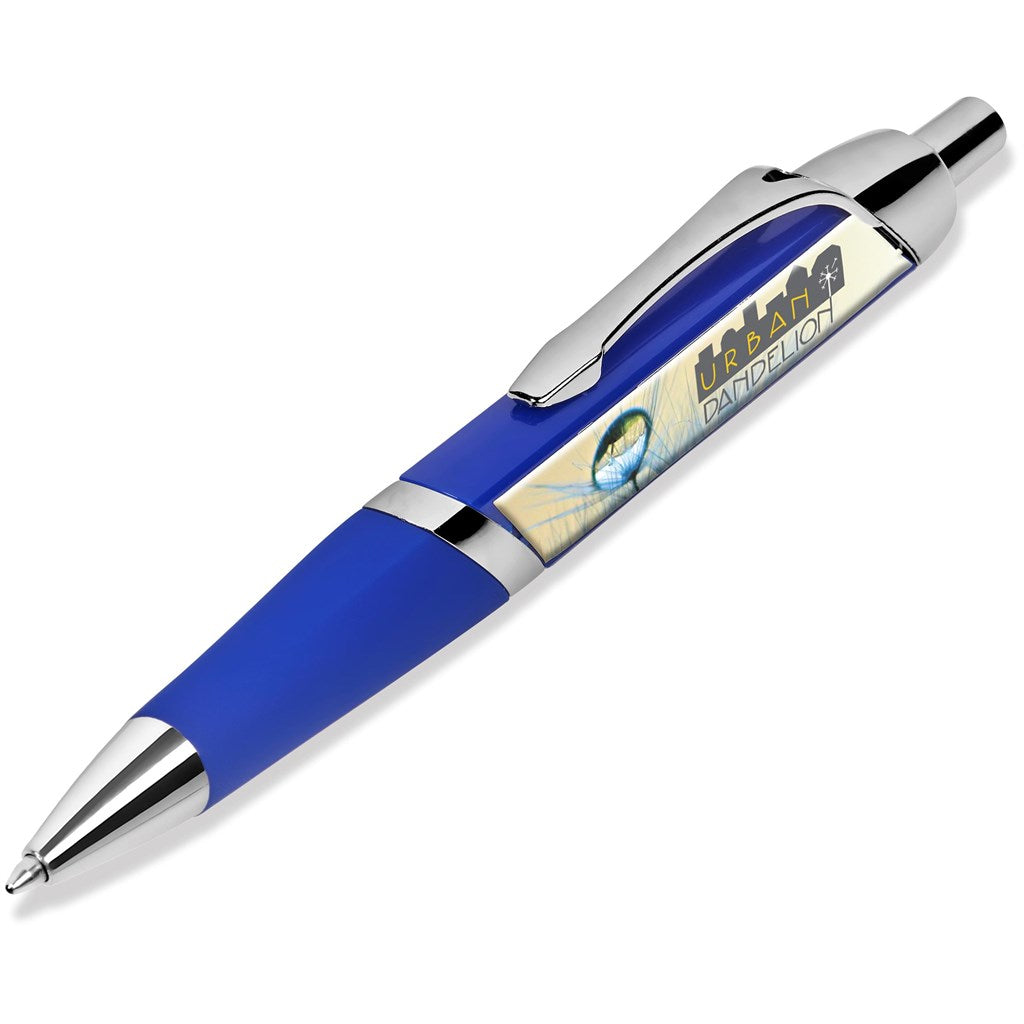 Quinn Dome Ball Pen - Blue