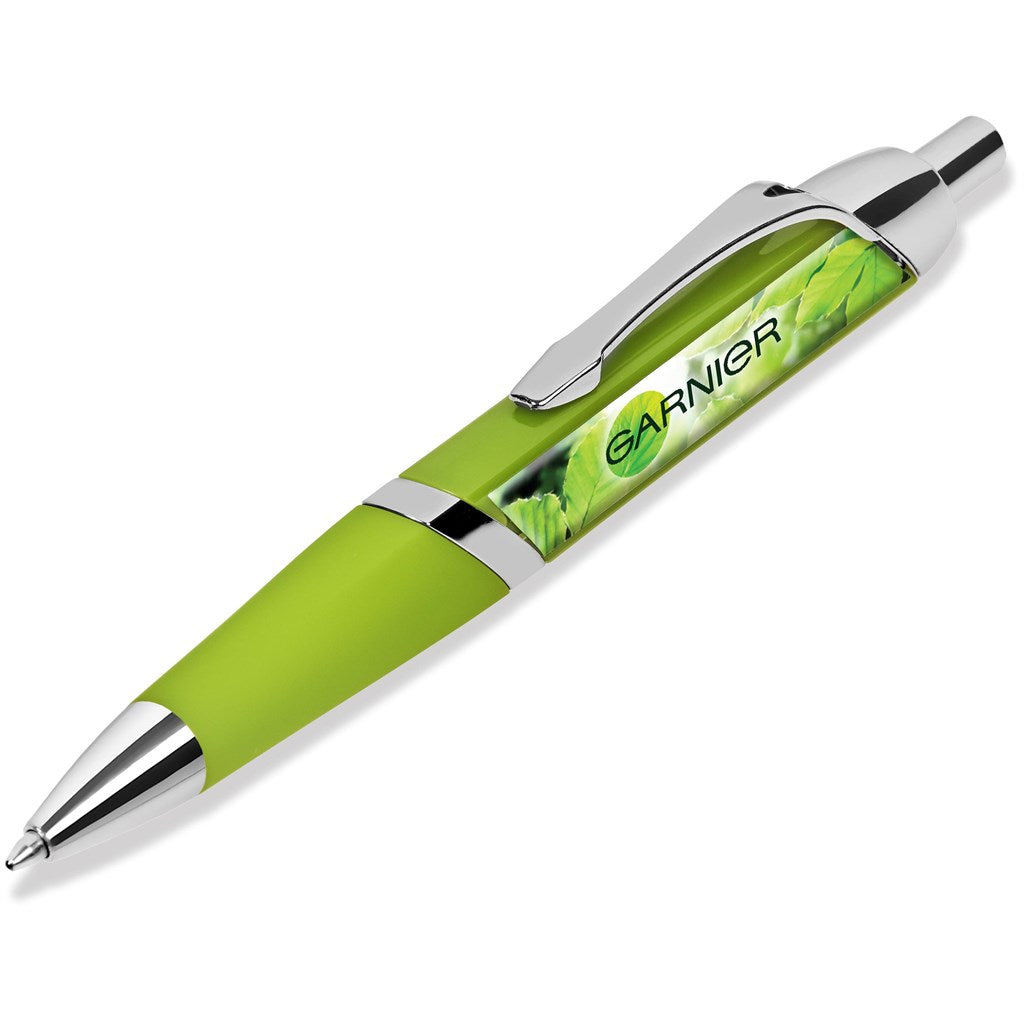 Quinn Dome Ball Pen - Lime