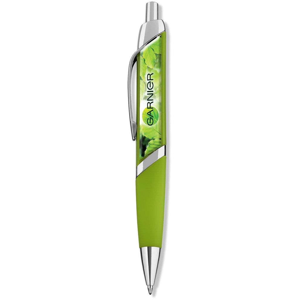 Quinn Dome Ball Pen - Lime