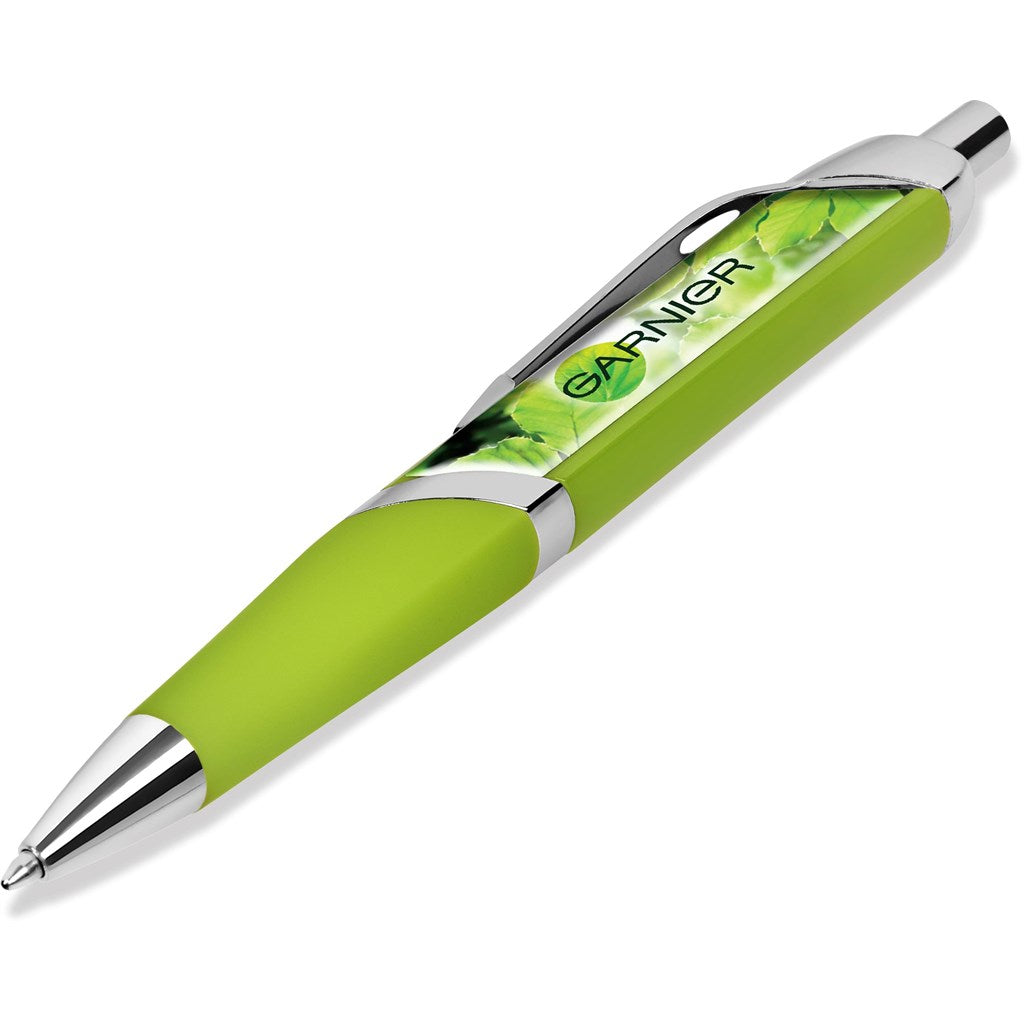 Quinn Dome Ball Pen - Lime