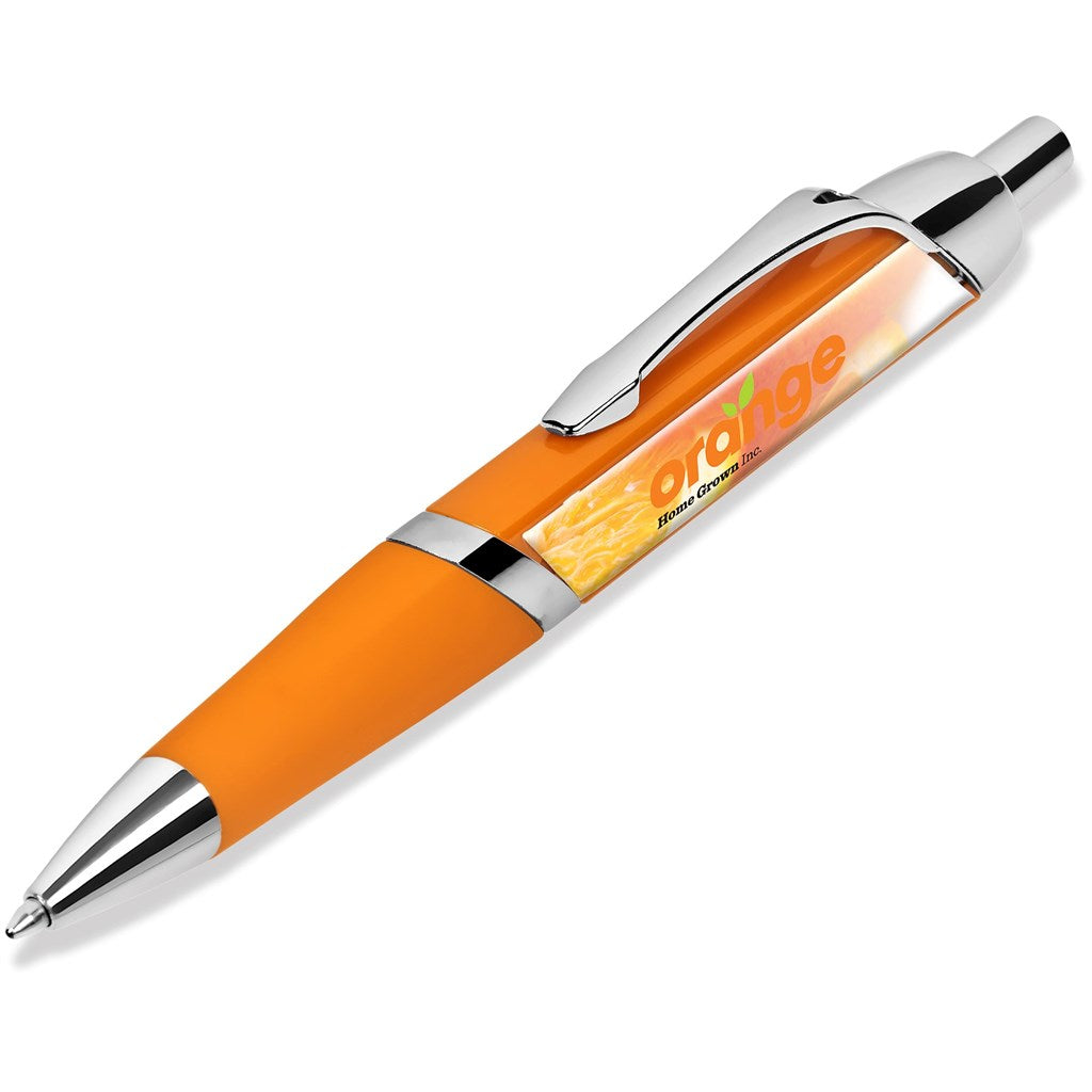 Quinn Dome Ball Pen - Orange