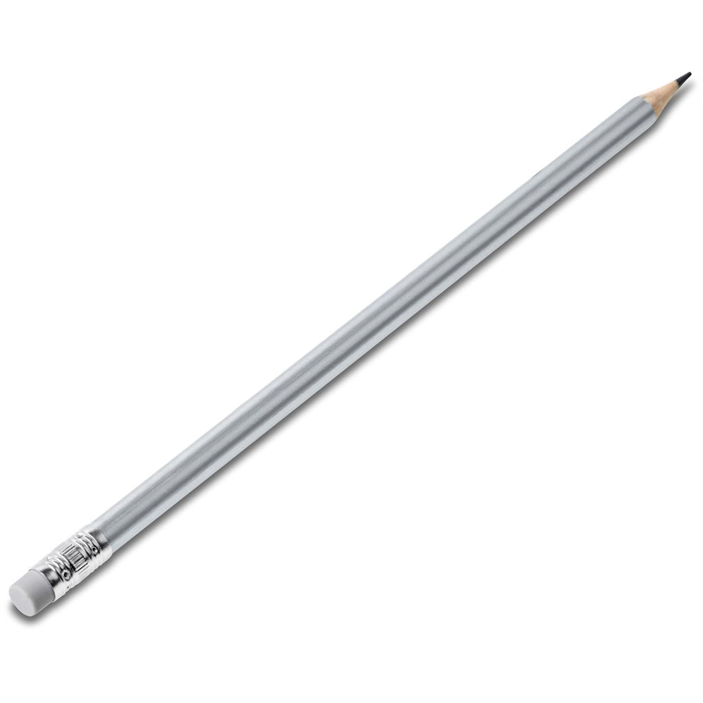 Razzmatazz Wooden Pencil - Silver