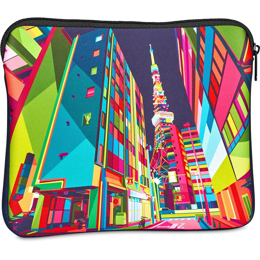 Pre-Printed Sample Hoppla Domain Neoprene Tablet Sleeve