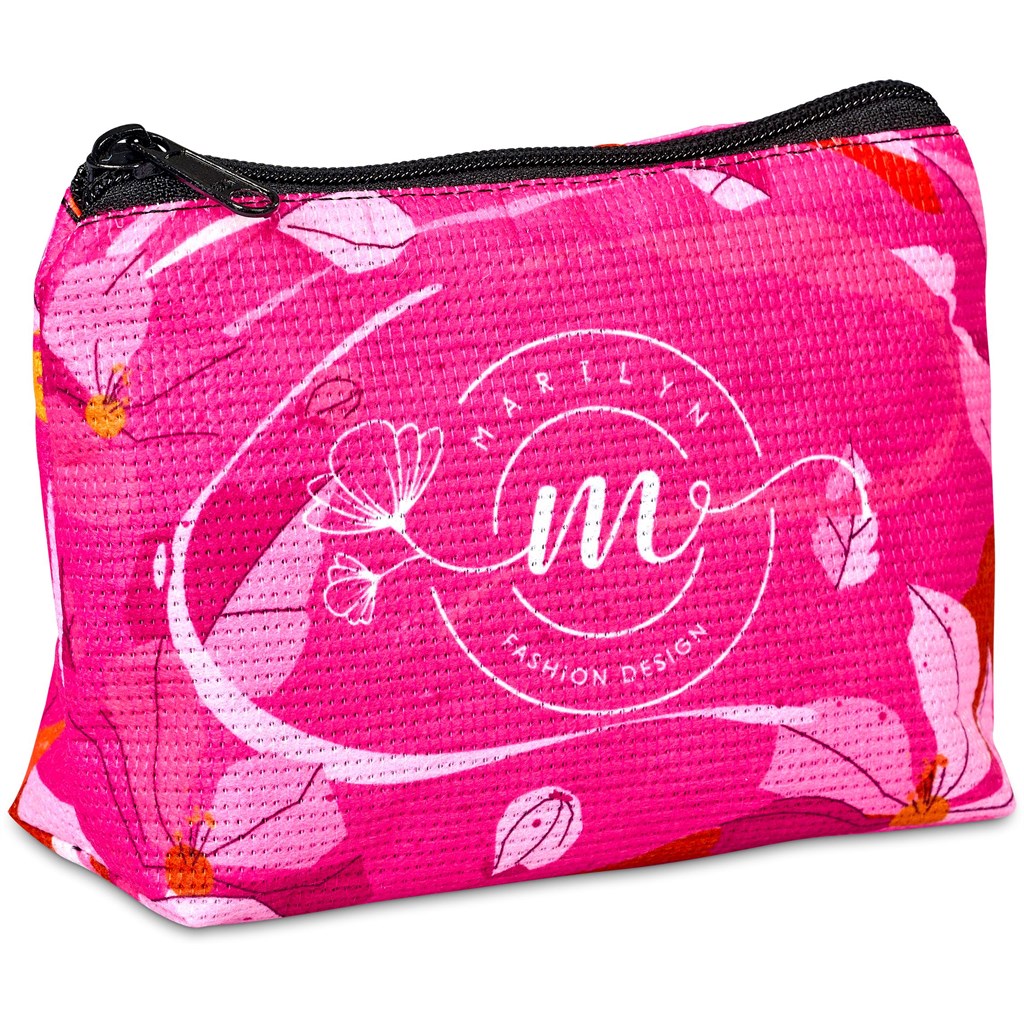 Pre-Printed Sample Hoppla Leanne RPET Mini Toiletry Bag